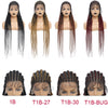 Destiny-  Long Cornrow Jumbo Knotless Braid Lace Front Wig with Baby Hair 360