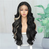 Annabel - Long Body Wave Synthetic Lace Front Wig Middle Part with Baby Hair