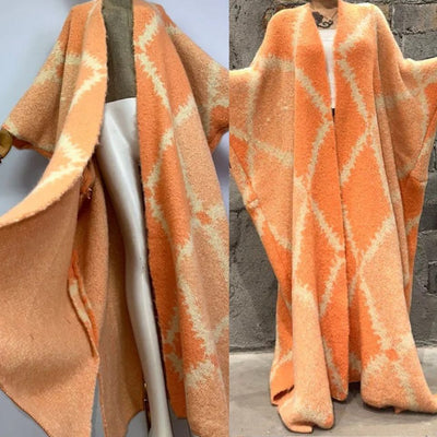 Winter Luxury Fur Poncho/Kimono
