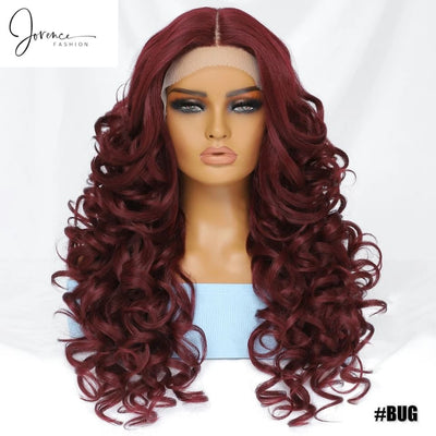Tia - Curly Wig Heat Resistant Lace Front Wigs 13X4X1