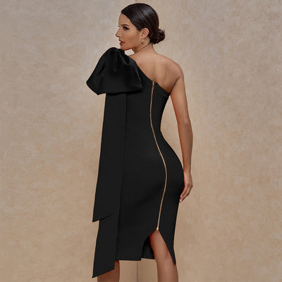 Grace One Shoulder Bandage Dress