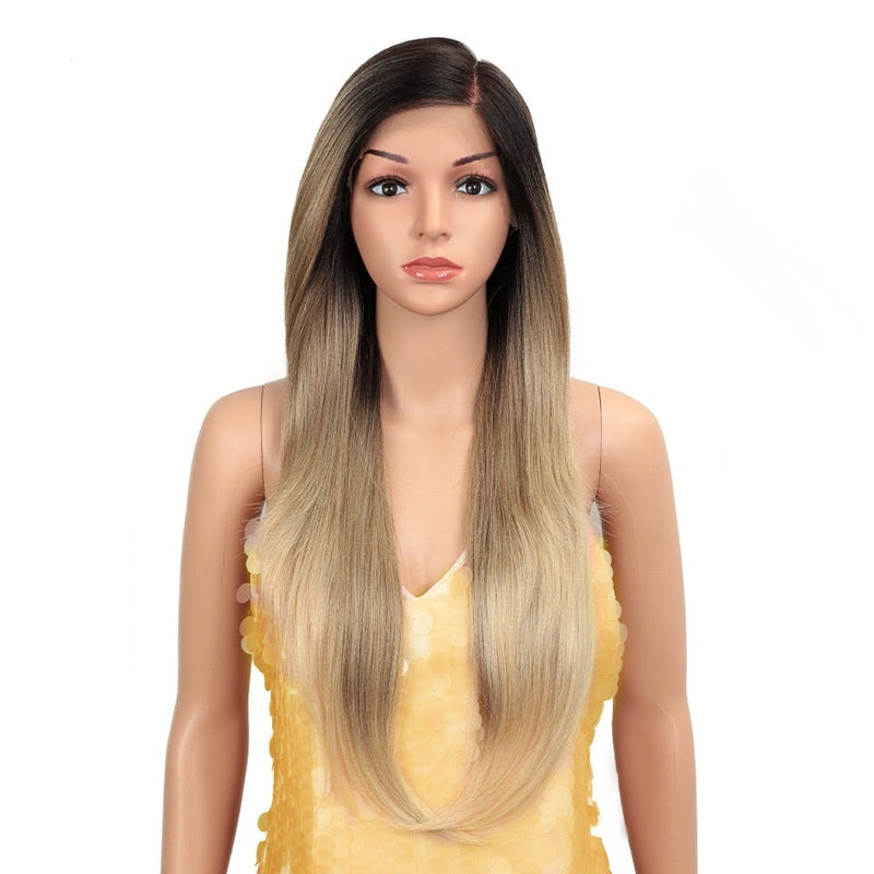 Klare - Long Straight Layered Lace Frontal Wig