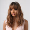 Toni - Wavy Ombre Wig With Bangs